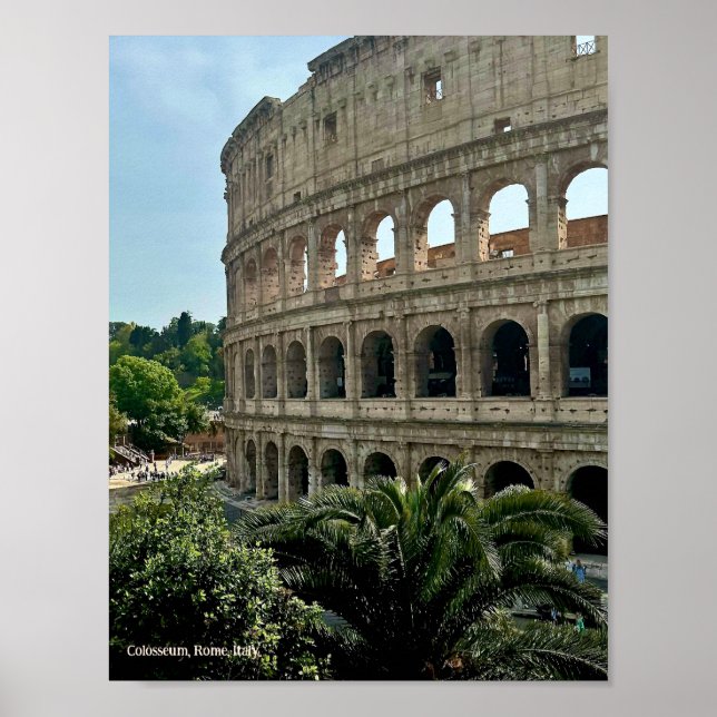 Póster Colosseo, Roma, Italia Diseño Fotográfico Imprimir (Frente)
