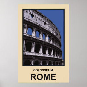 Póster Colosseum Roma Italia