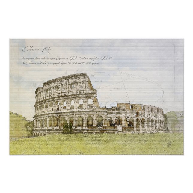Póster Colosseum Rome (Anverso)