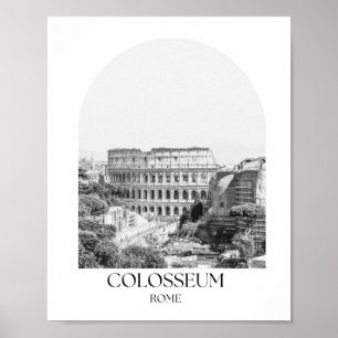 Póster Colosseum Rome Arch Photo Print