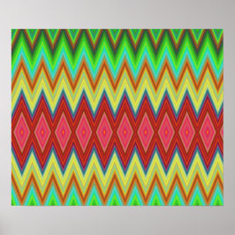 Póster colourful poster design features a vibrant rainbow