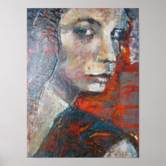 Póster Colourful, strong woman looking at you