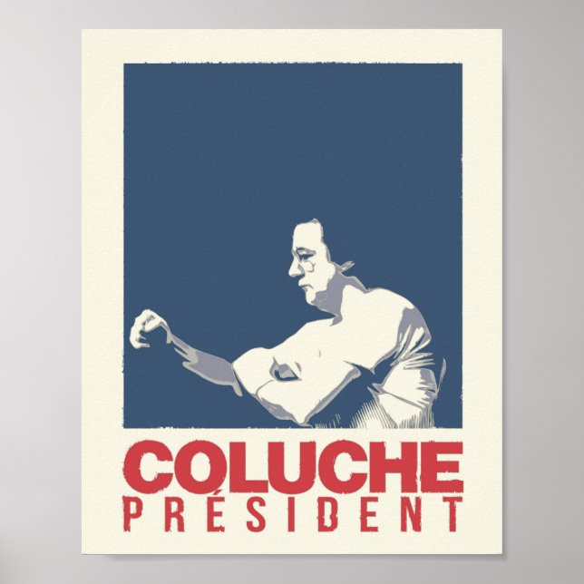 Póster Coluche Président (Frente)
