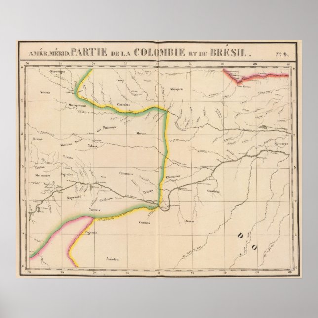 Póster Columbia, Brasil (Frente)