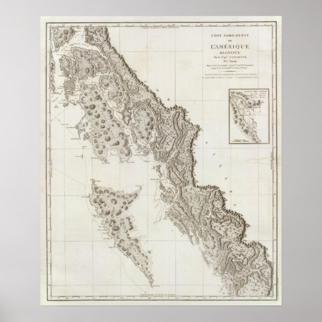 Póster Columbia Británica Alaska (Frente)