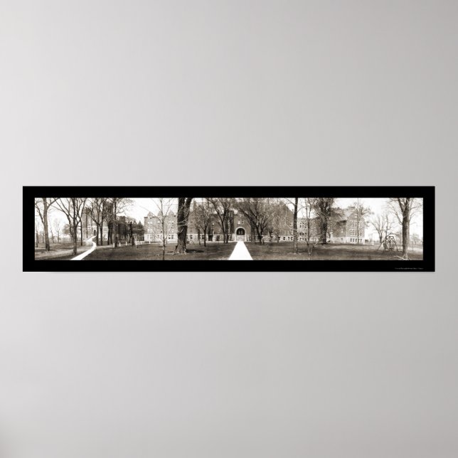 Póster Columbia College MO Photo 1912 (Frente)