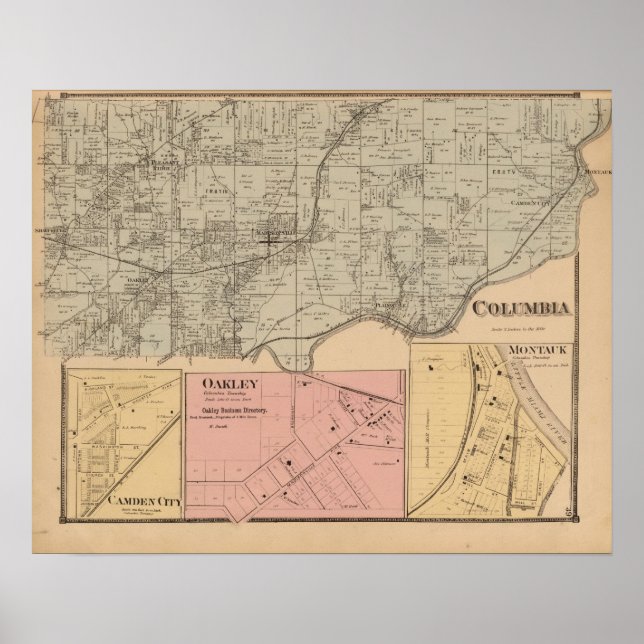 Póster Columbia, Ohio (Frente)