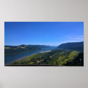 Póster Columbia River, Oregon