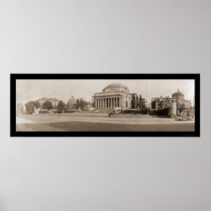 Póster Columbia University NY Photo 1909