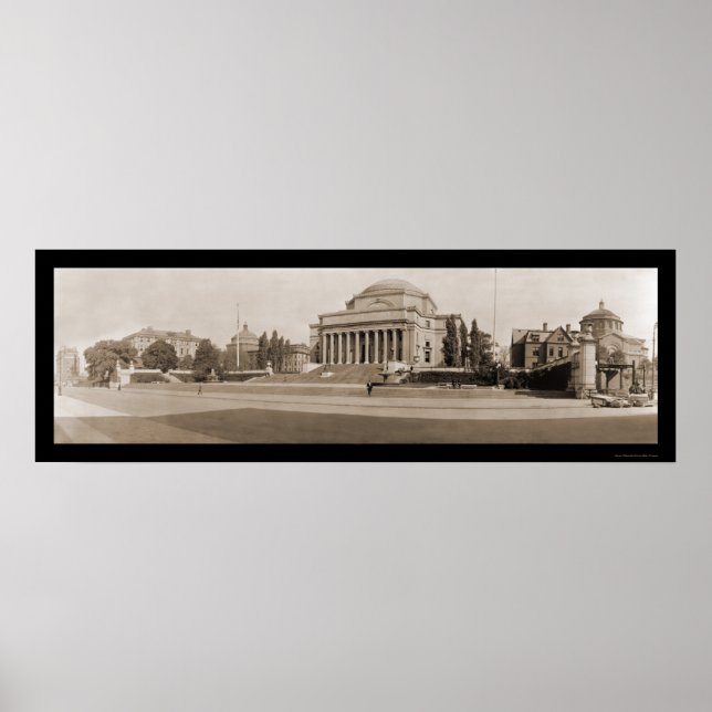 Póster Columbia University NY Photo 1909 (Frente)