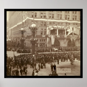 Póster Columbian Parade Chicago IL 1892