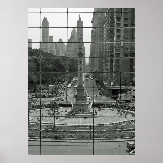 Póster Columbus Circle NYC / Time Warner (Frente)