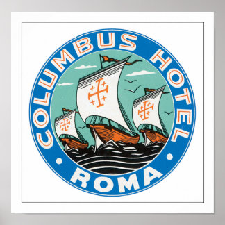 Póster Columbus Hotel Roma