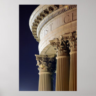 Póster Columna de la iglesia