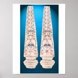 Póster Columna de la llama de Vidar