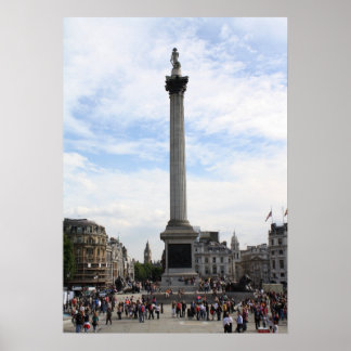 Póster Columna de Nelson, Plaza Trafalgar