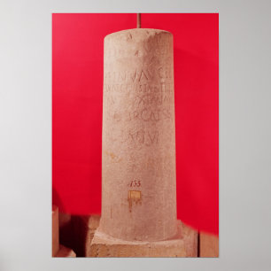 Póster Columna miliar