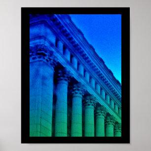 Póster Columnas coloridas