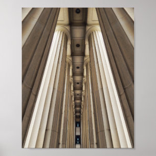 Póster Columnas de Piedra