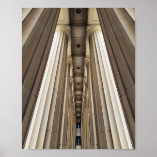 Póster Columnas de Piedra