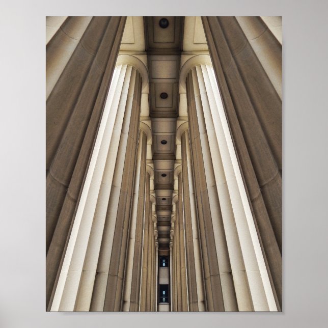 Póster Columnas de Piedra (Frente)