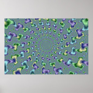 Póster Columnas del pedal - Fractal