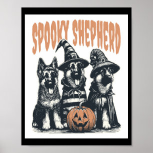 Póster Columpio de Fantasma Embrujado de Halloween