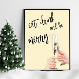 Póster Coma, bebe y sé Poster de moras