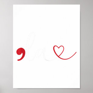 Póster Coma divertida La Kamala Harris Puntuación La Elec