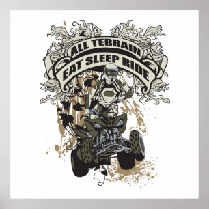 Póster Coma, Duerme, Pasea Por Todo El Terreno