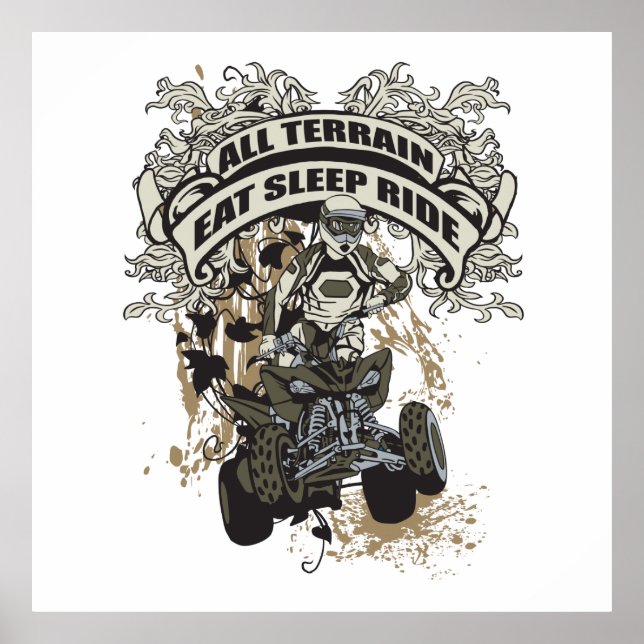 Póster Coma, Duerme, Pasea Por Todo El Terreno (Frente)