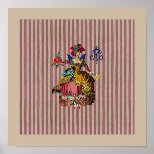 Póster Comamos pastel ~ Poster 12x12 (Frente)