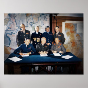 Póster Comando Supremo - Fuerza Expedicionaria Aliada - S