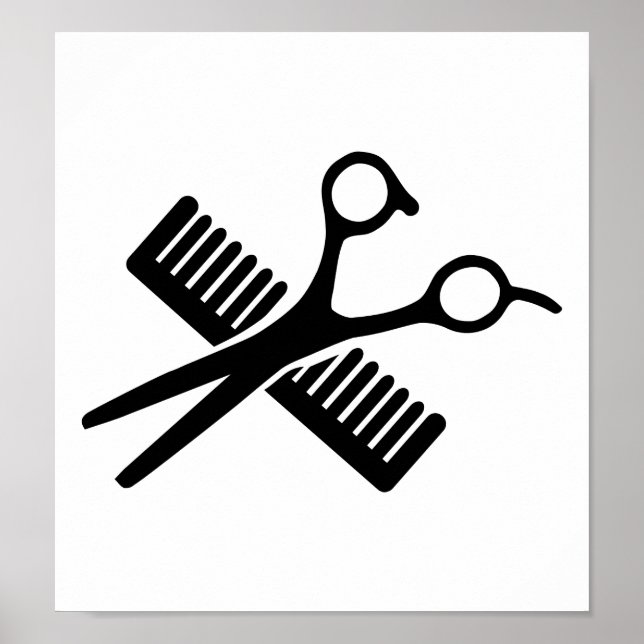 Póster Comb & Scissors (Frente)