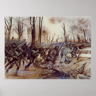 Póster Combatientes del infierno de Harlem por H Charles 