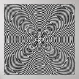 Póster Combinación de espiral logarítmica y lineal var 2