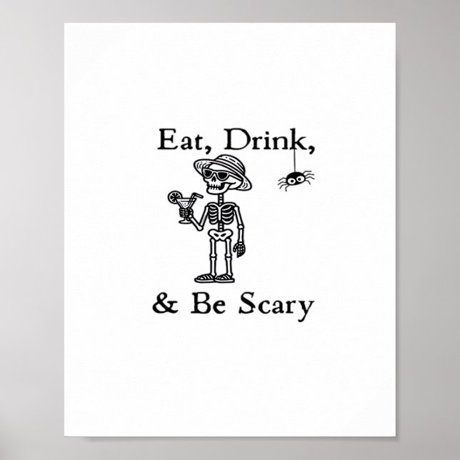 Póster Come Bebe Y Sé Espantoso Estilo Estético De Hallow (Frente)