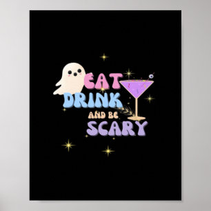 Póster Come Bebe Y Sé Fúnebre Divertido Casual Unico De H