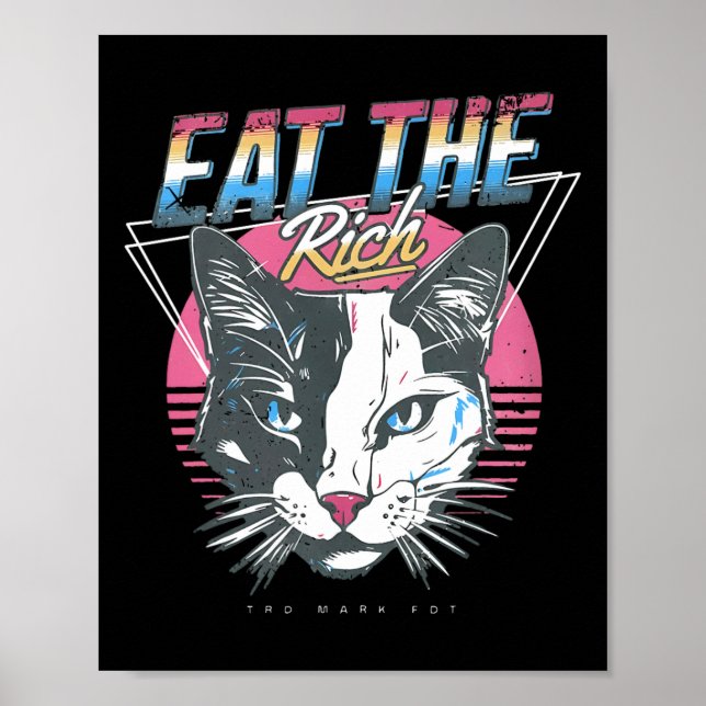 Póster Come El Gato Rico Anti Trump (Frente)