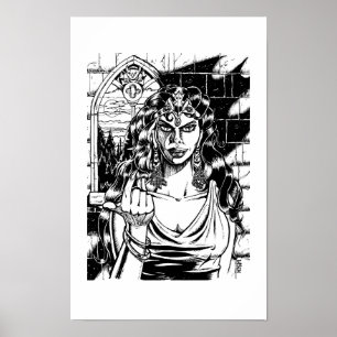 Póster "Come Hither" - Ilustracion de Tracy Lesch