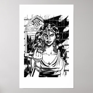 Póster "Come Hither" - Ilustracion de Tracy Lesch