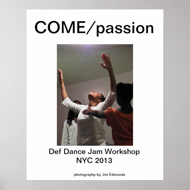 Póster COME/passion (Frente)