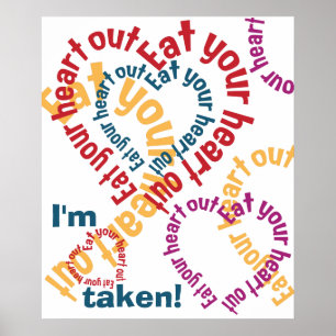 Póster COME SU poster DE SALIDA DEL CORAZÓN