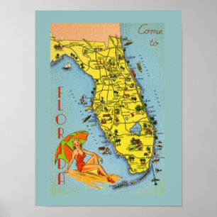 Póster Come to Florida!