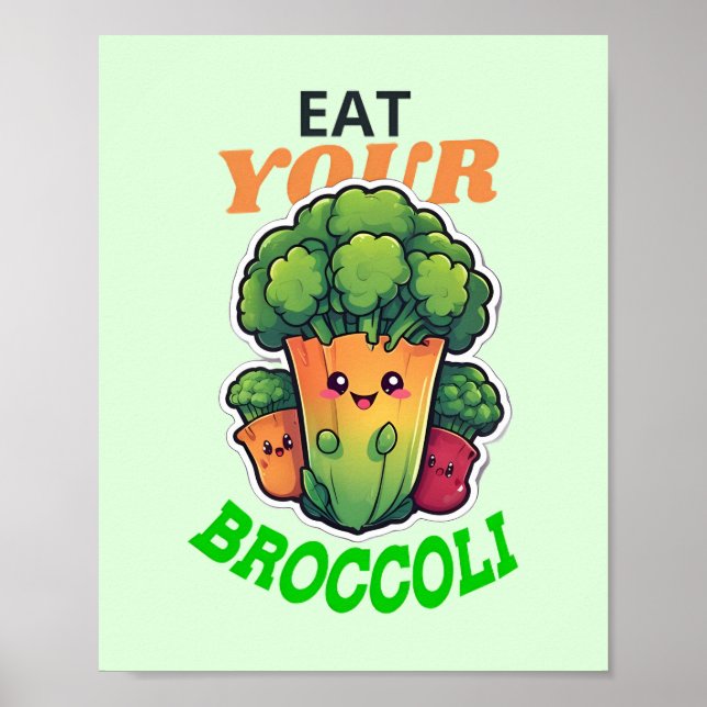 Póster Come Tu Broccoli (Frente)