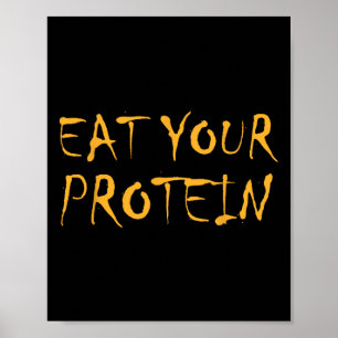 Póster Come Tu Proteína Proteína Construcción Muscular Fi