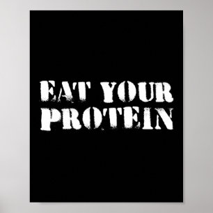 Póster Come Tu Proteína Proteína Construcción Músculo Fit