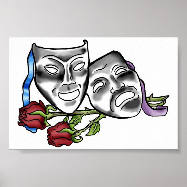 Póster Comedia/Tragedia (Frente)