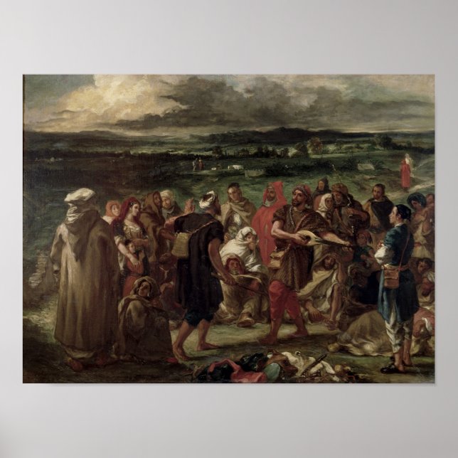 Póster Comediantes o bufones árabes, 1848 (Frente)