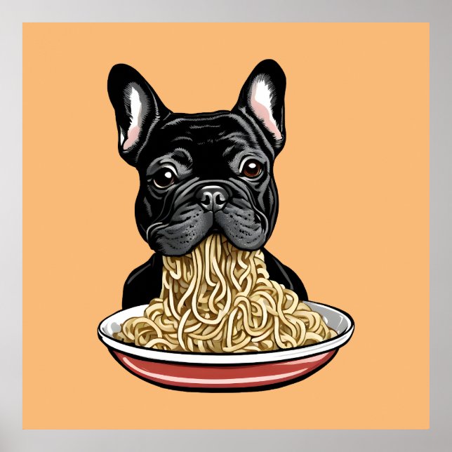 Póster Comedor de fideos (Frente)